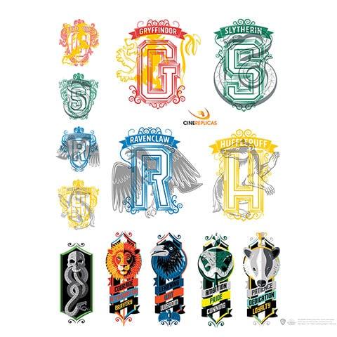Ensemble de 55 stickers Harry Potter - La Muchette
