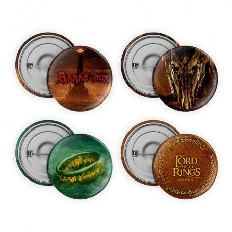 Le Seigneur des Anneaux Pack 4 badges de collection - La Muchette