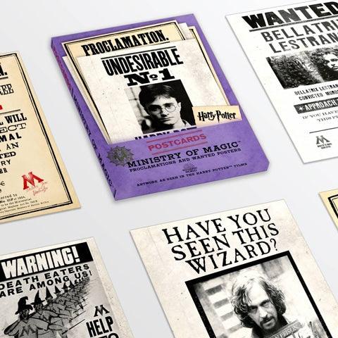 Lot de 20 cartes postales - Ministry of Magic - La Muchette