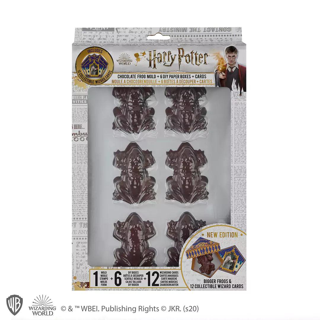 Moule à Chocogrenouille en chocolat + 6 boîtes Chocogrenouille + 12 cartes de sorciers - La Muchette