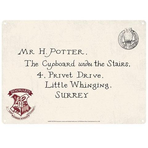 Panneau métal Lettre d'acceptation 21 x 15 cm - La Muchette