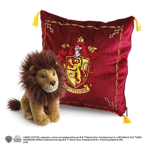 Peluche et coussin de la Maison de Gryffondor - La Muchette