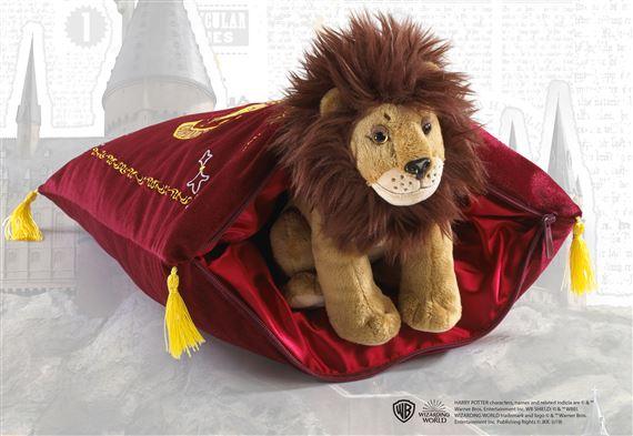 Peluche et coussin de la Maison de Gryffondor - La Muchette