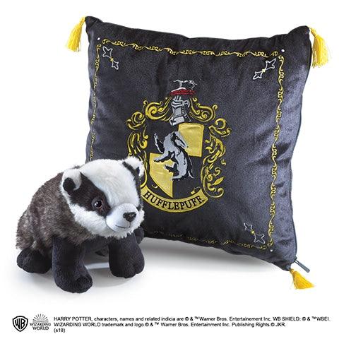 Peluche et coussin de la Maison de Poufsouffle - La Muchette