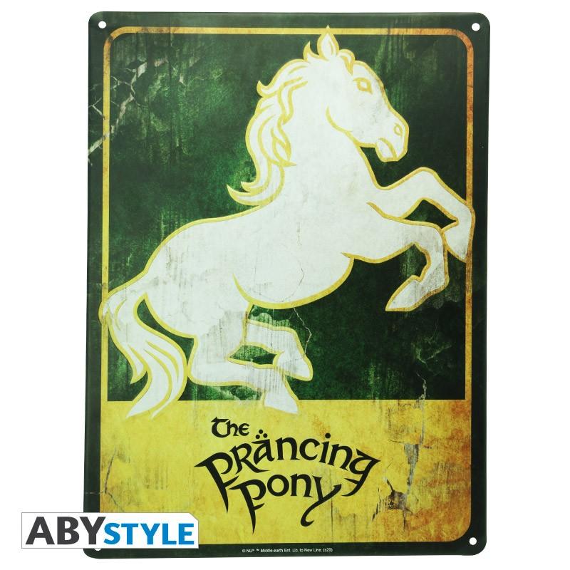 Plaque métal "Poney Fringant" (28x38) - La Muchette