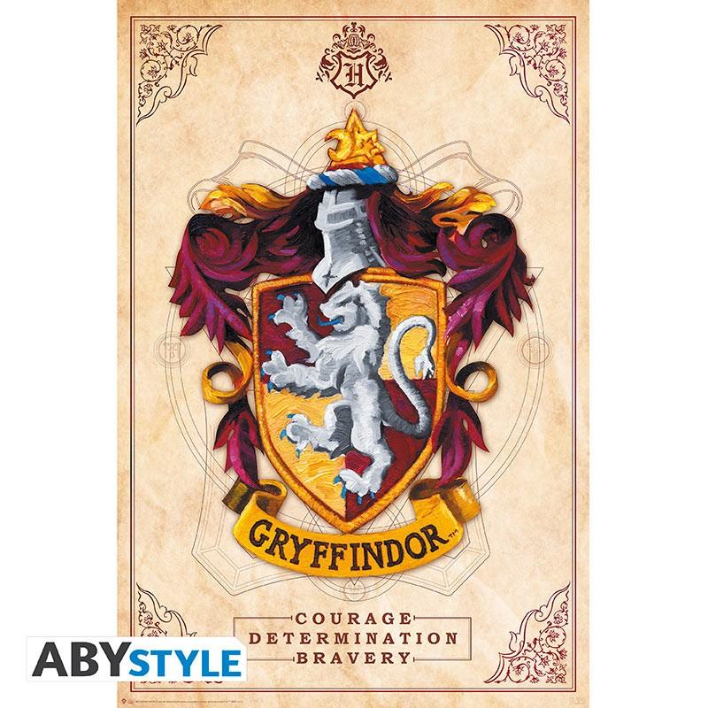 Poster « Gryffondor » roulé filmé (91.5x61) - La Muchette
