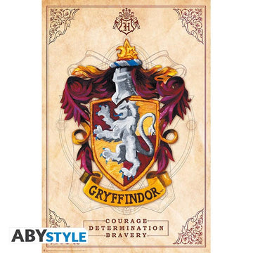 Poster « Gryffondor » roulé filmé (91.5x61) - La Muchette