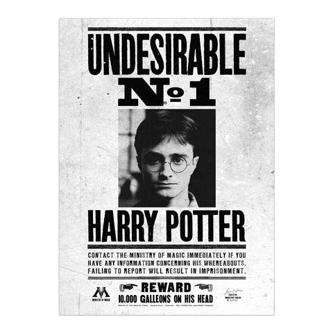 Poster - Undesirable No.1 Harry Potter - La Muchette