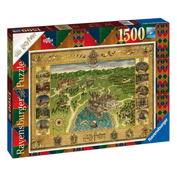 Puzzle Carte de Poudlard (1500 pièces) - La Muchette