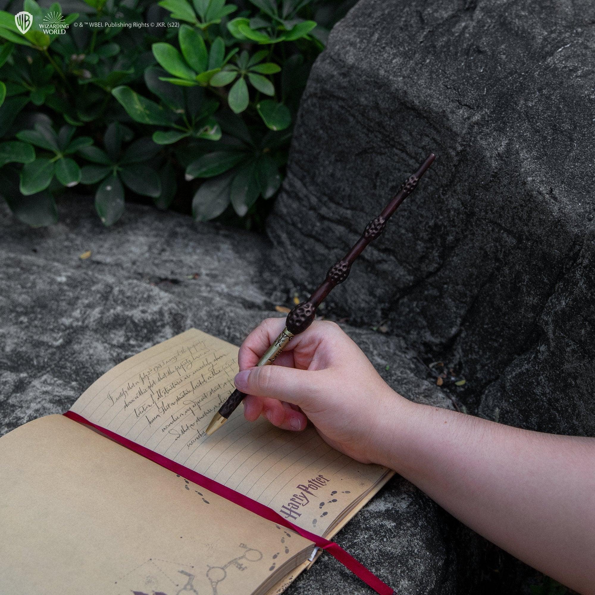 Stylo baguette Albus Dumbledore et support - La Muchette