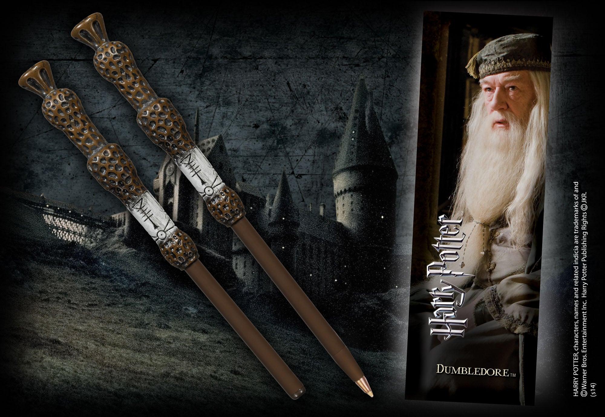 Stylo baguette & Marque-page Dumbledore - La Muchette
