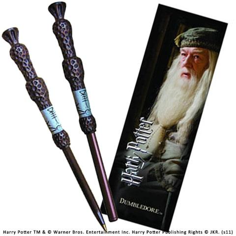 Stylo baguette & Marque-page Dumbledore - La Muchette